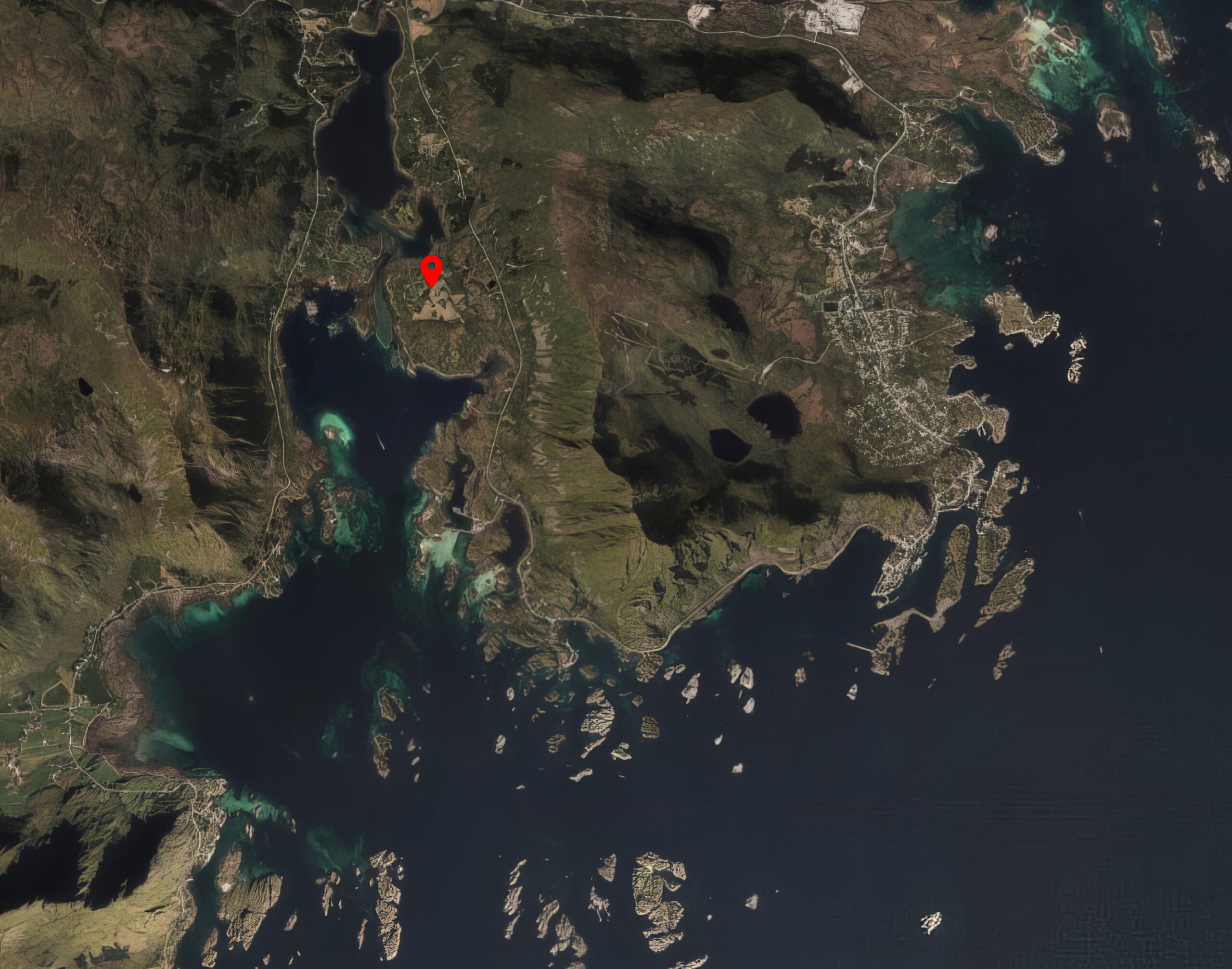 Å vise at frå Apnes er farande sørover fjorden og sistpå også til Vestfjorden som 'hav'.